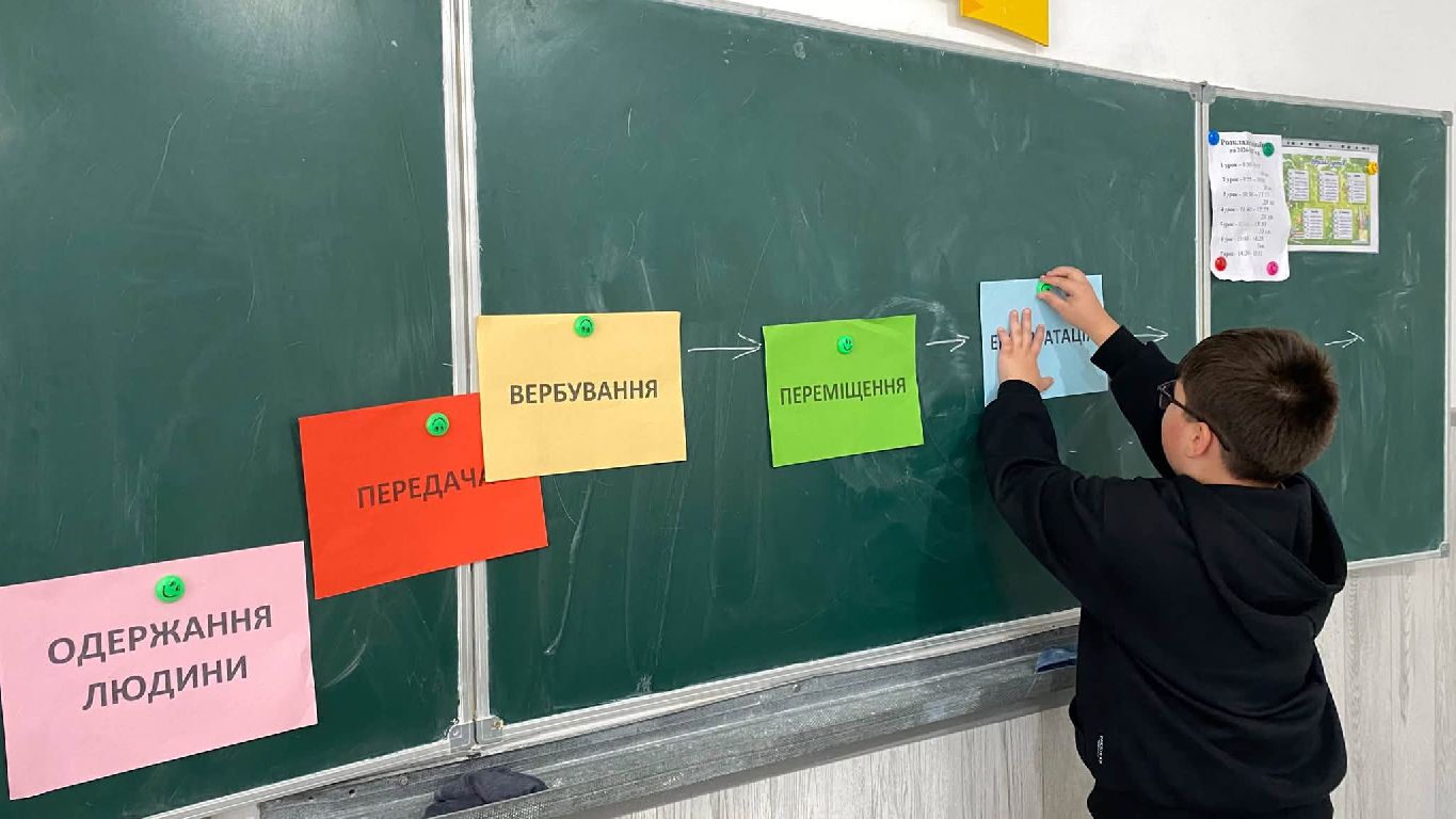 Безпека починається з обізнаності: у закладах загальної середньої освіти громади говорили про протидію торгівлі людьми